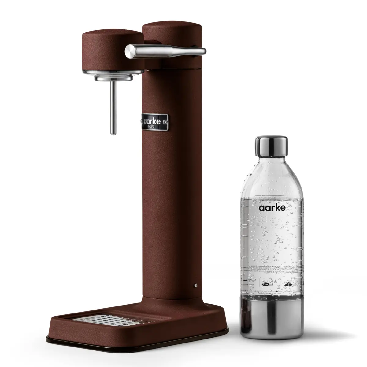 aarke Carbonator 3 - Premium Sparkling Water Maker, Burgundy | Stainless Steel, Cordless Soda Machine for Home - main product image