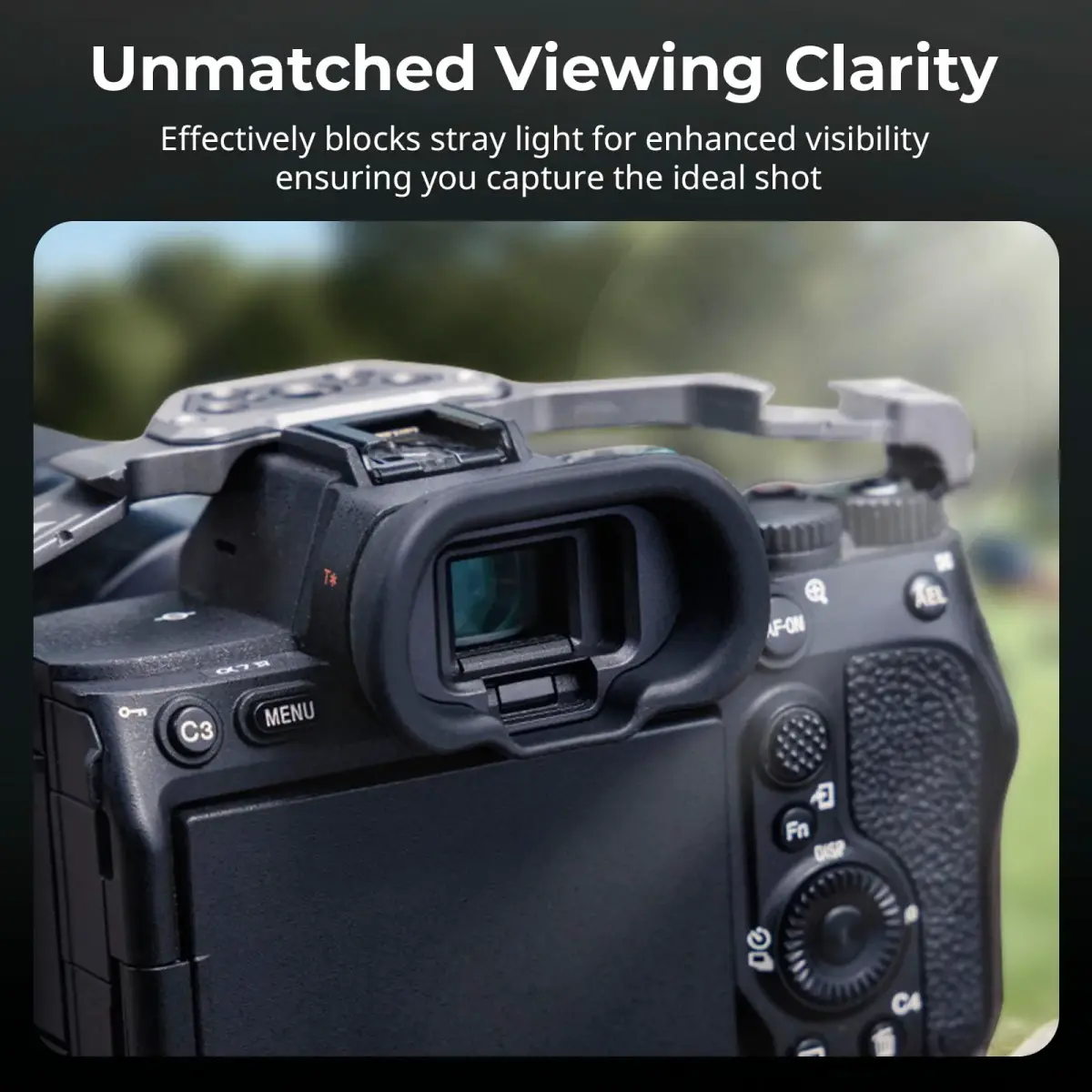 SMALLRIG Camera Viewfinder Eyecup for Sony Alpha 1/7/9 Series | Blocks Light, Enhances Viewing - view 5