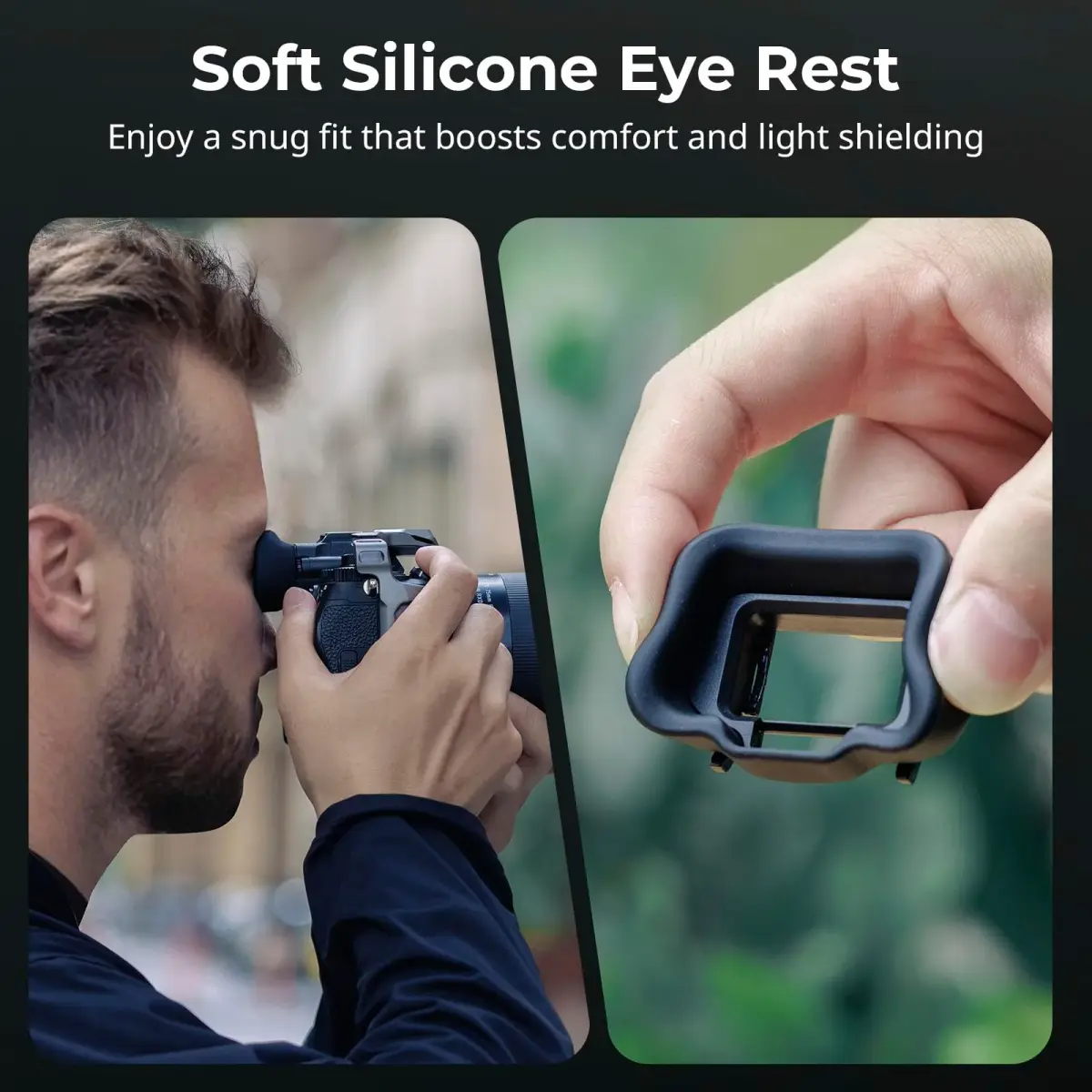 SMALLRIG Camera Viewfinder Eyecup for Sony Alpha 1/7/9 Series | Blocks Light, Enhances Viewing - view 4