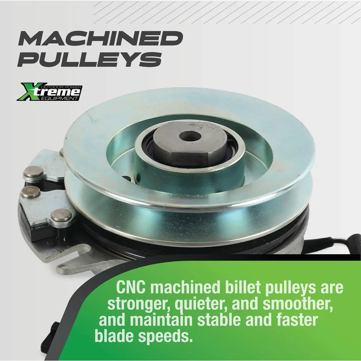 Xtreme PTO Clutch Compatible with Hustler Raptor 1/2" or 5/8" Belt, 1" ID, 5 5/16" Pulley Diameter | High Torque & Precision - view 9