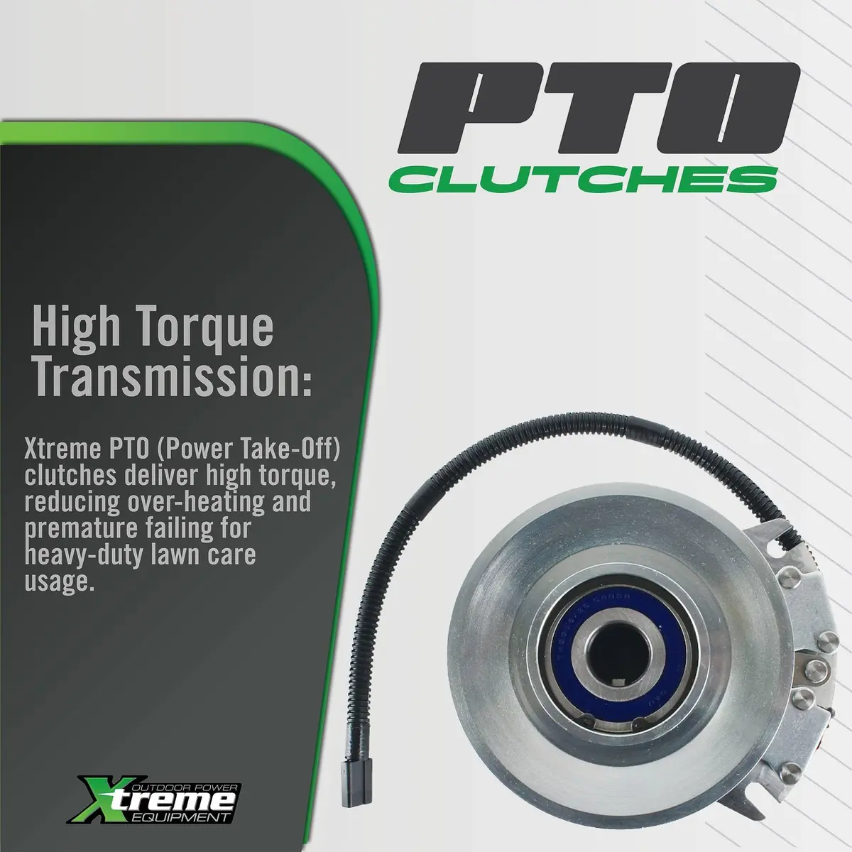 Xtreme PTO Clutch Compatible with Land Pride 890-914C 1/2" or 5/8" Belt, 1 1/8" ID, 6 1/4" Pulley, Clockwise Rotation | Heavy Duty Replacement - view 6