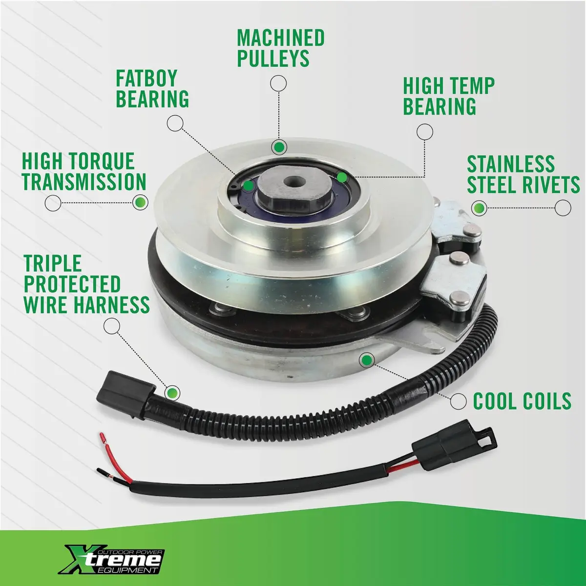 Xtreme PTO Clutch Compatible with Cub Cadet Z Force S 54, 60, Tank Series | Super Smooth Precision, Replace OEM 717-04754, 917-04754A - view 5