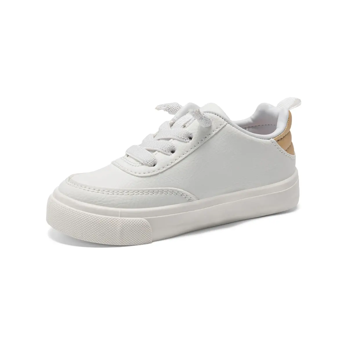 Carter's Arianna White/Gold Sneakers | Slip-On Casual Kids Shoes - view 2