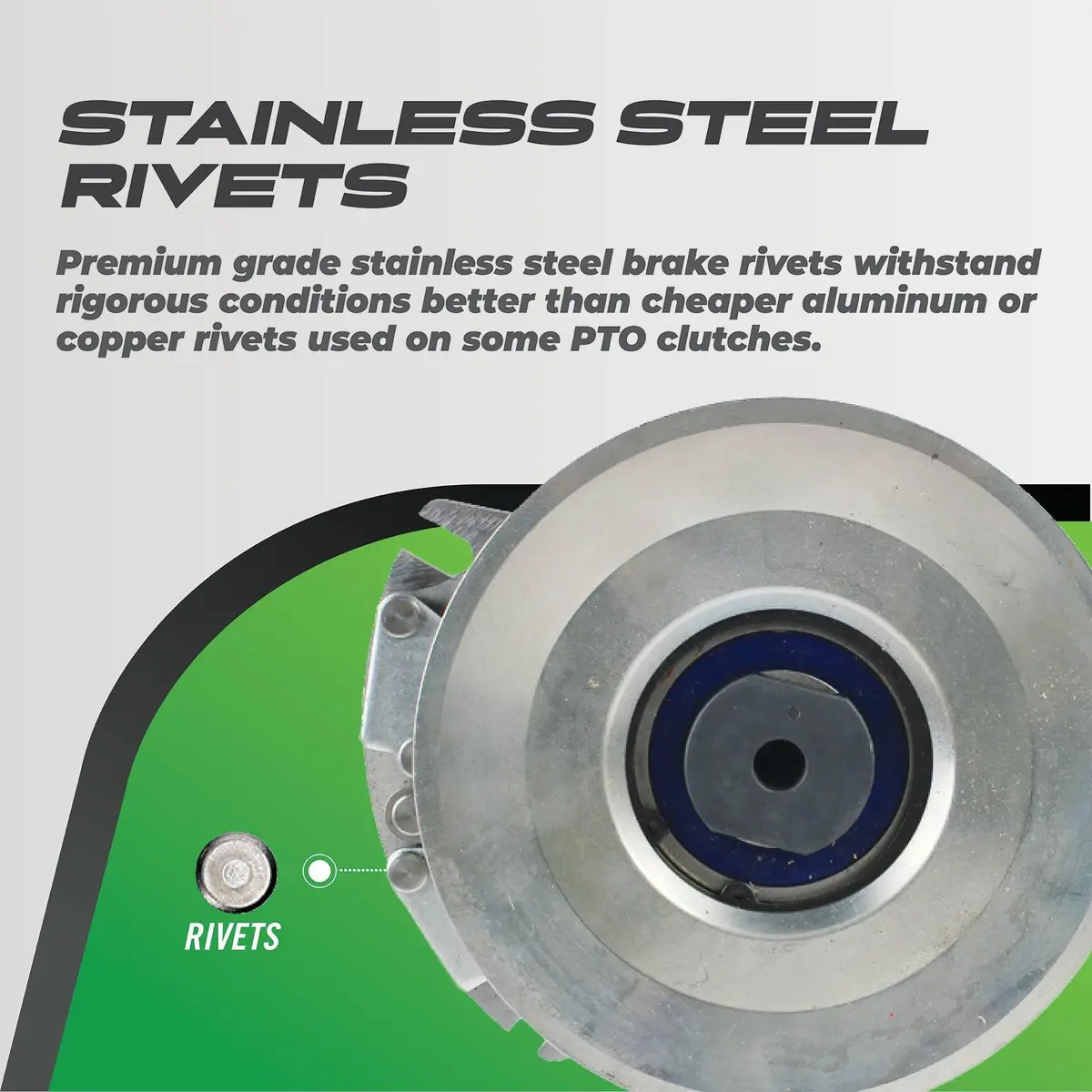 Xtreme PTO Clutch for John Deere ZTrak Z920A | Cool Coil Tech & Replaceable Pulley Bearing - view 7