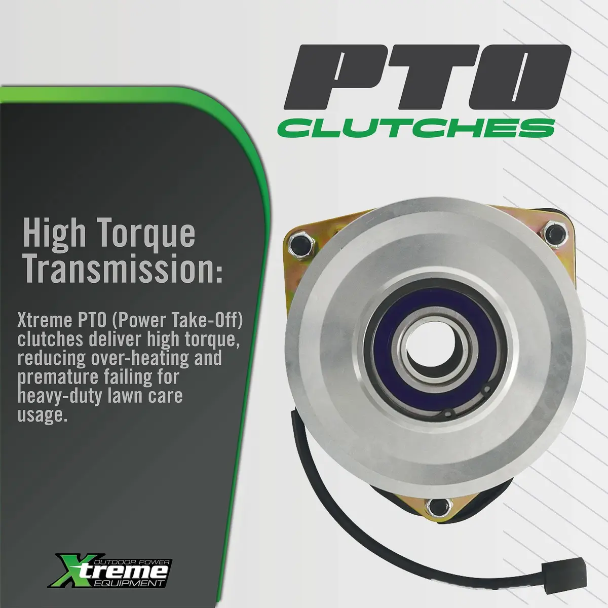 Xtreme PTO Clutch for Lawn Mowers | 1/2" or 5/8" Belt, 6" Pulley, Counter Clockwise Rotation - view 6