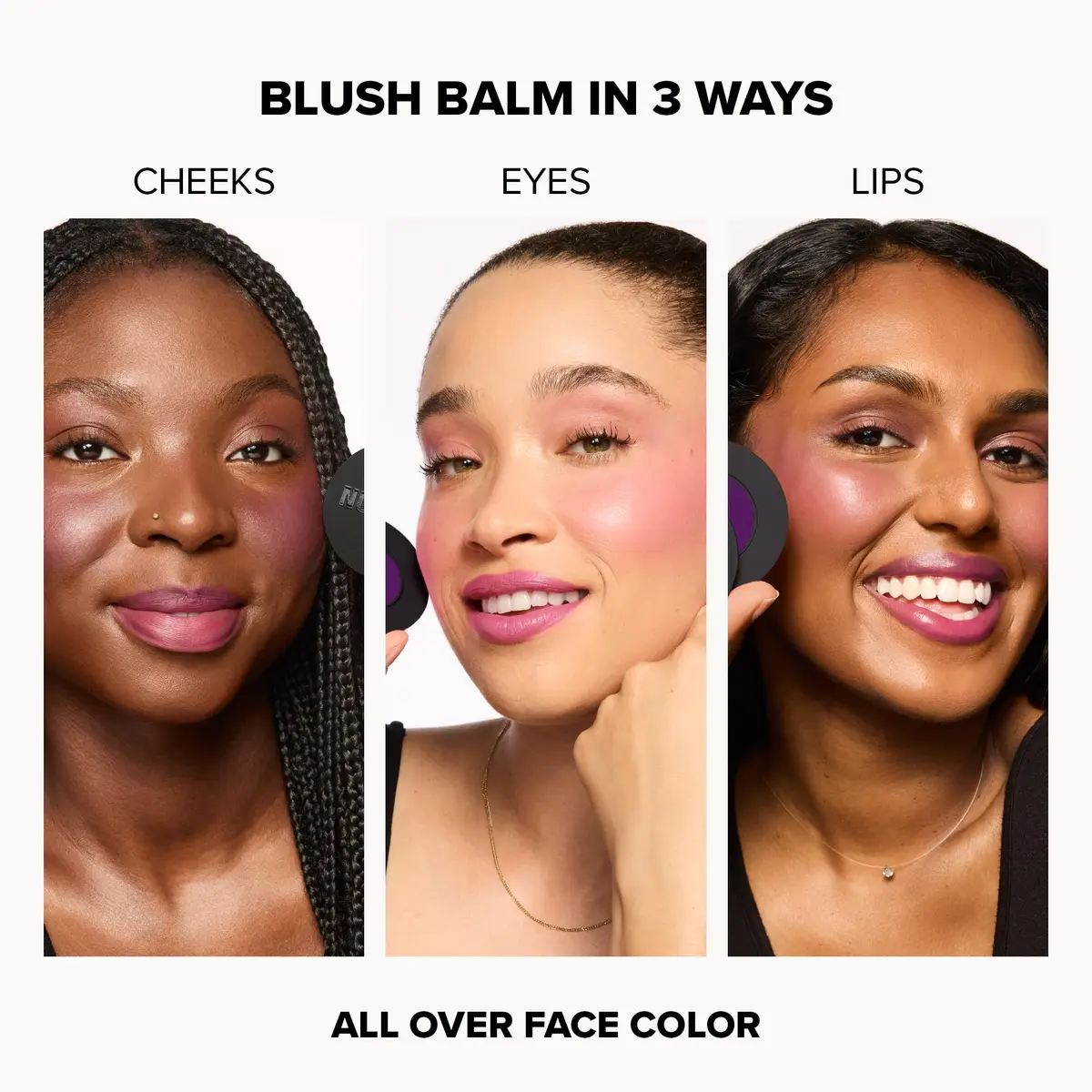 Nudestix STAX All Over Color Blush Balm 0.08 Oz | Multi-Use Cream Blush for Cheeks, Eyes & Lips with Soft Matte Finish - view 5