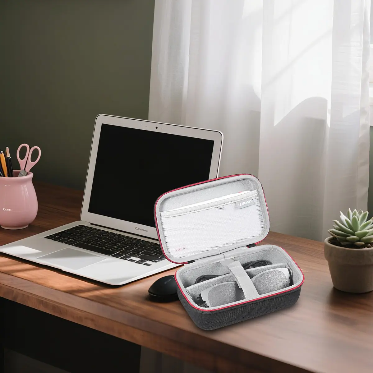 RLSOCO Carrying Case for XREAL Air 2/Air/One AR Glasses + Eye + Beam Pro, 22.1cm (8.7in) | Organizes AR Gear for Travel & Storage - view 8
