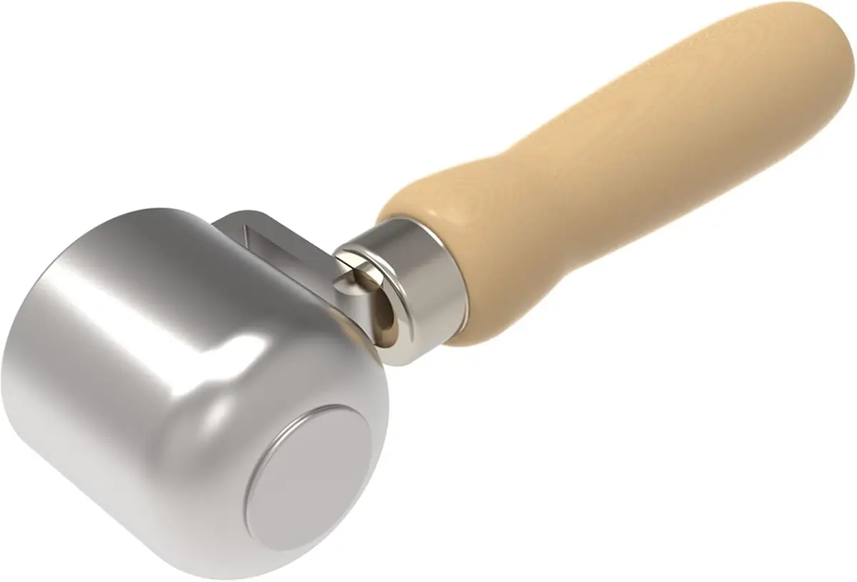 NEICOTOOLS Steel Seam Roller 2"x2" (5cm x 5cm) for PVC TPO EPDM Roofing Vinyl Decking Membrane & Tarpaulin Banner Welding - main product image