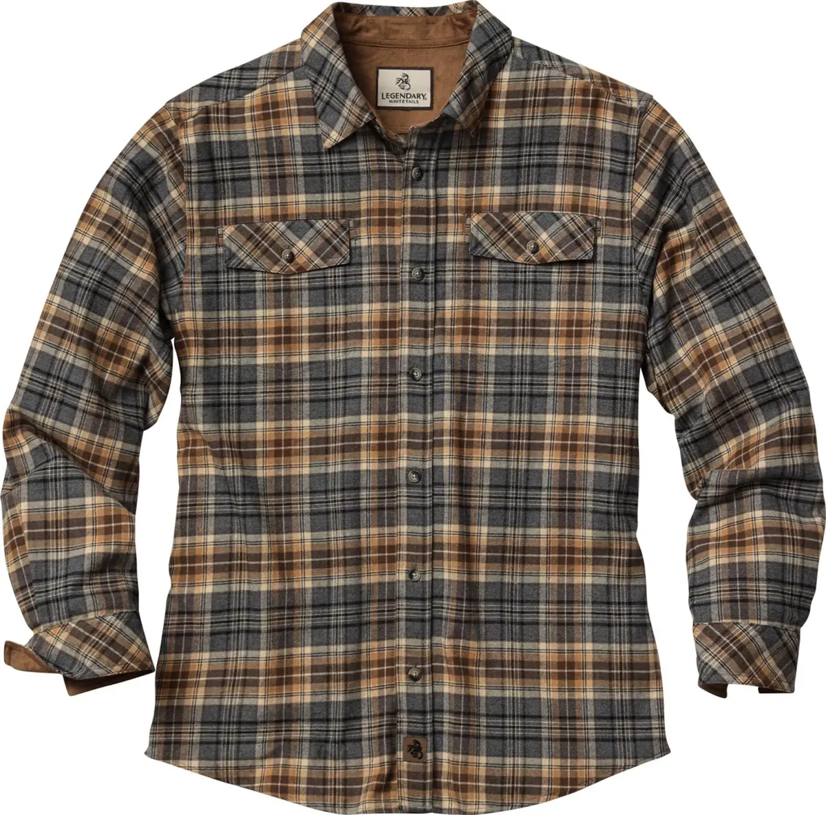 Legendary Whitetails Mens Long Sleeve Button Down Flannel Shirt | Relaxed Fit, Stretch, Casual Comfort (70-120 chars) - main product image