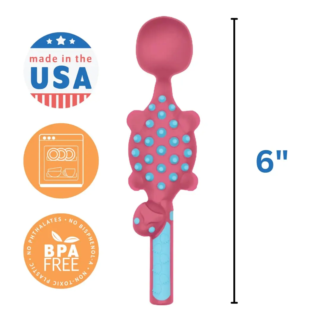 Constructive Eating Dinosaur Plate and Utensils Set 4-Piece | BPA-Free Toddler Dinnerware - view 5