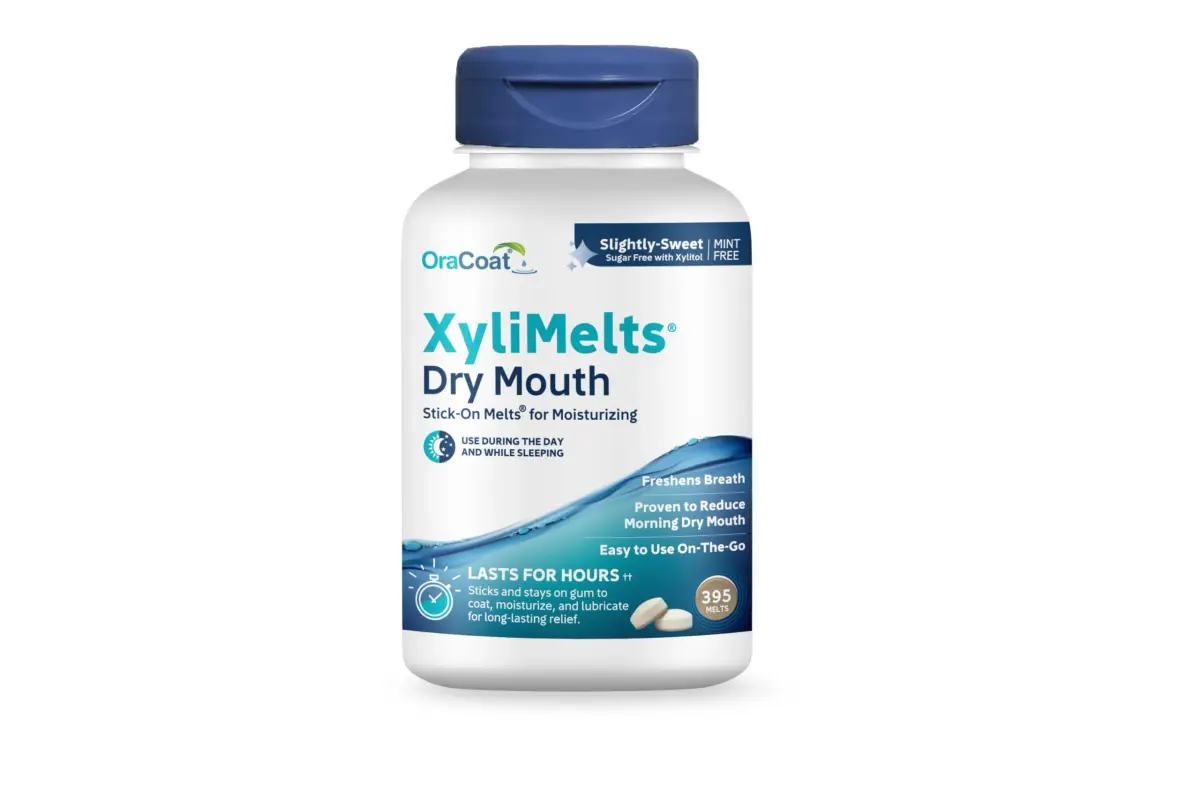 Oracoat XyliMelts Dry Mouth Adhering Discs 395 Count (13.2 oz / 375 g) | Sugar-Free Xylitol Relief - main product image