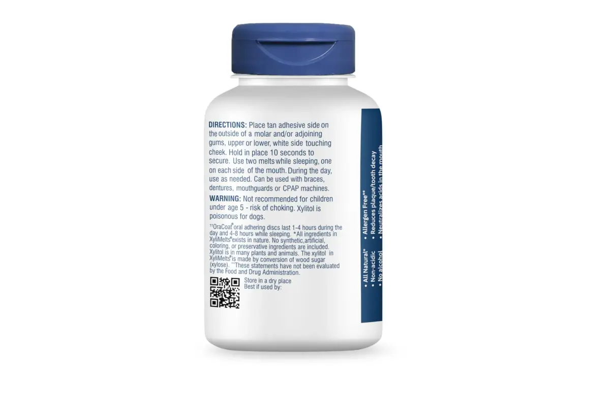 Oracoat XyliMelts Dry Mouth Adhering Discs 395 Count (13.2 oz / 375 g) | Sugar-Free Xylitol Relief - view 3