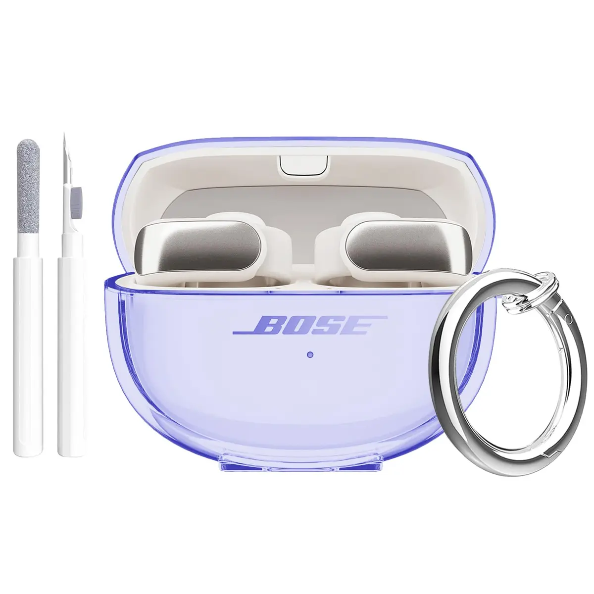 Aircawin for Bose Ultra Open Earbuds Case Clear | Lightweight, Shockproof & Durable (40g) - main product image