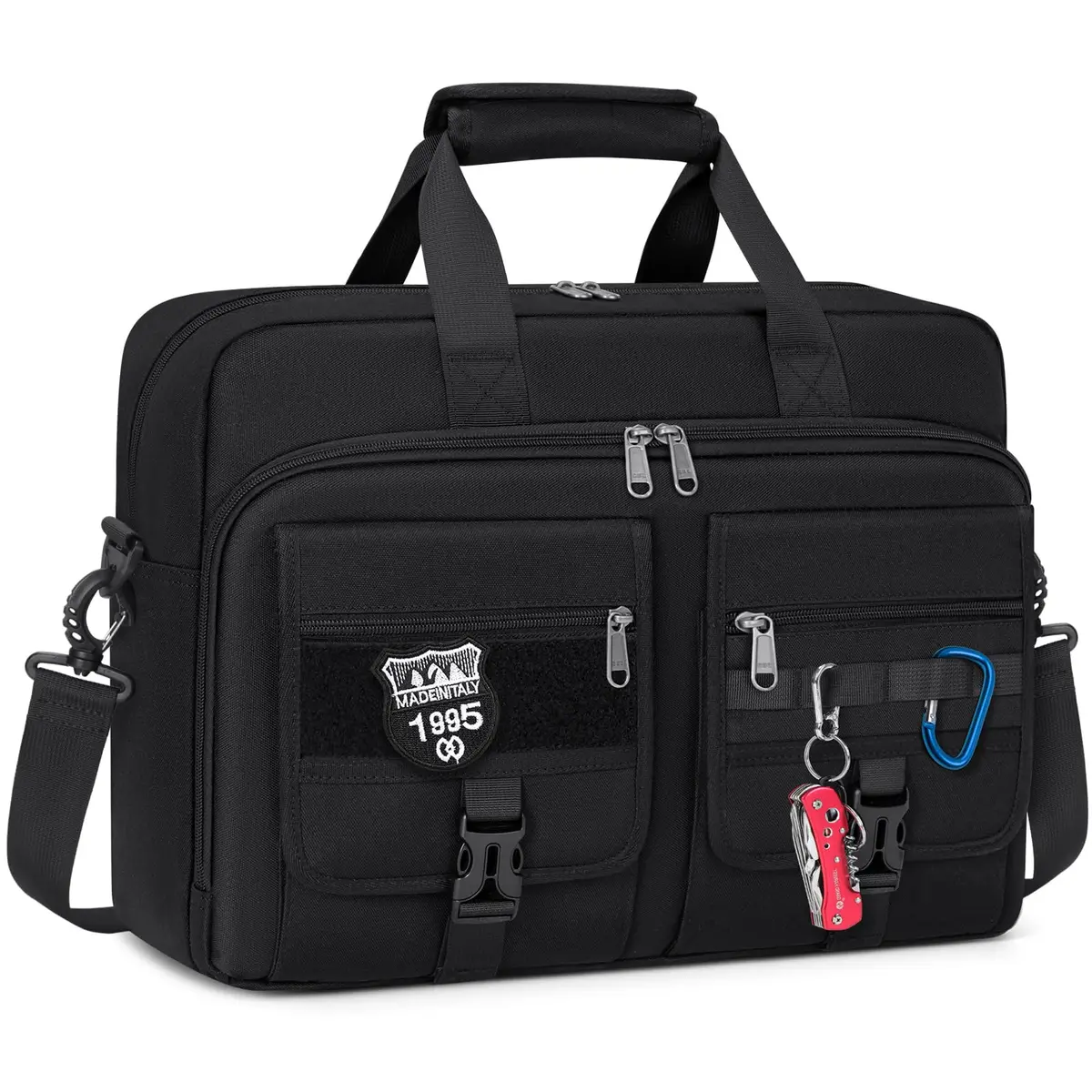 RAINSMORE Tactical Laptop Bag 15.6 Inch Waterproof Military Shoulder Messenger Bag for Men | Large Capacity, Durable & Stylish - main product image
