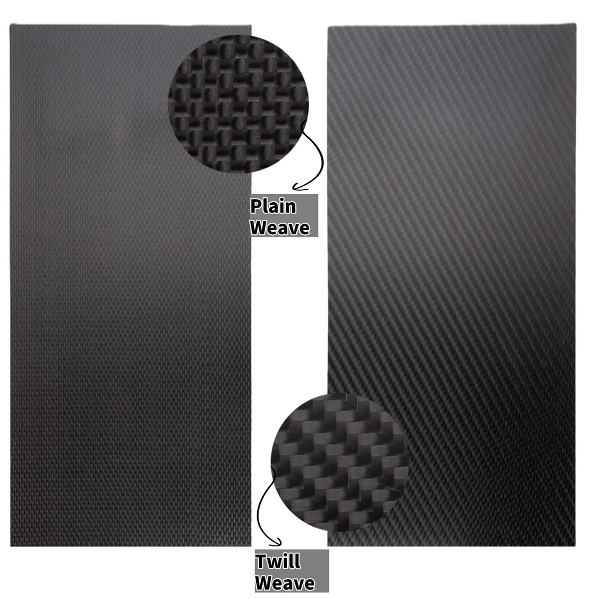 Air Carbon 3K Carbon Fiber Sheet 400x500x5.0mm | Matte Finish, Extra Thick, Waterproof - view 3