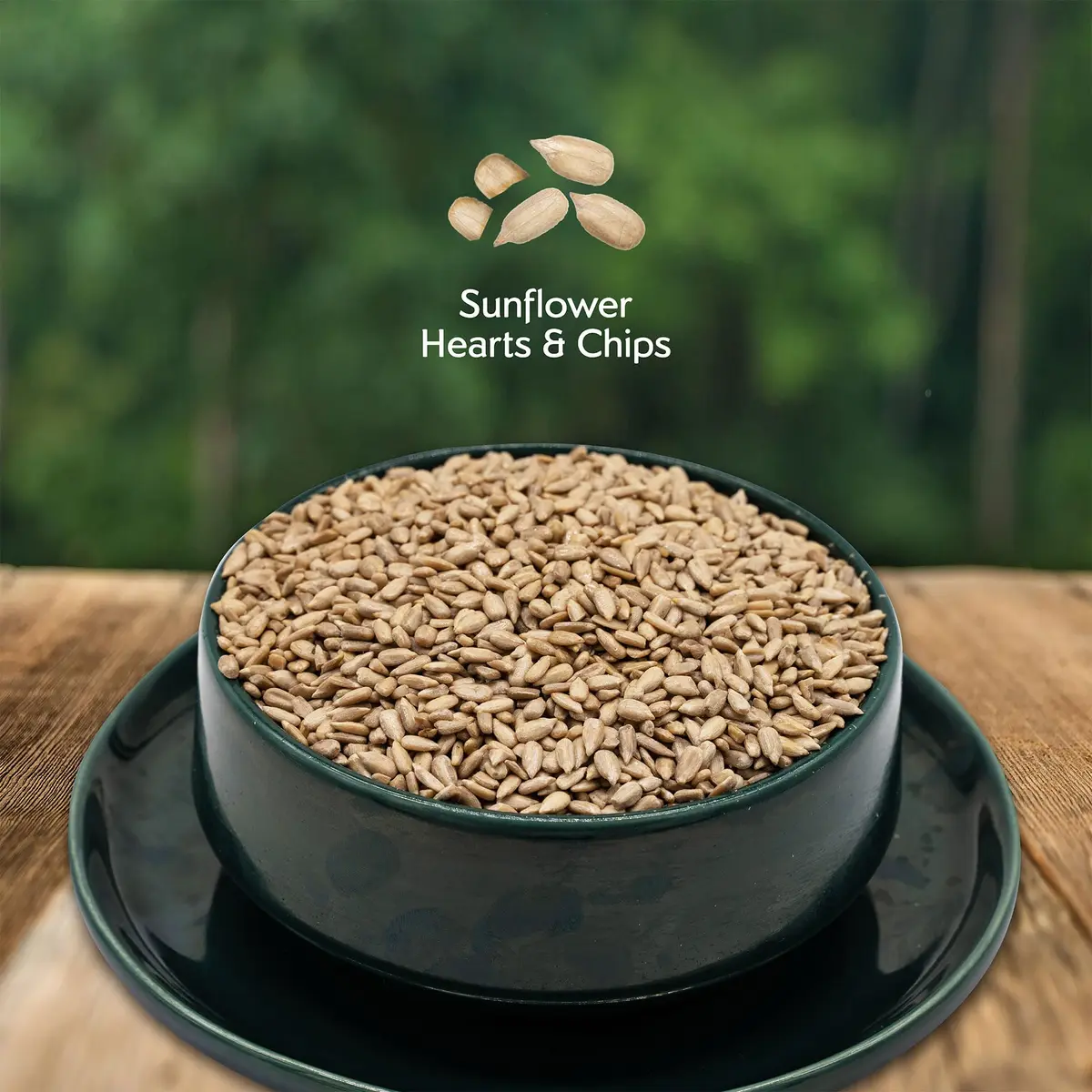 Morning Song Sunflower Hearts & Chips Wild Bird Seed 10 lb | Shell-Free, High-Energy Bird Food - view 2