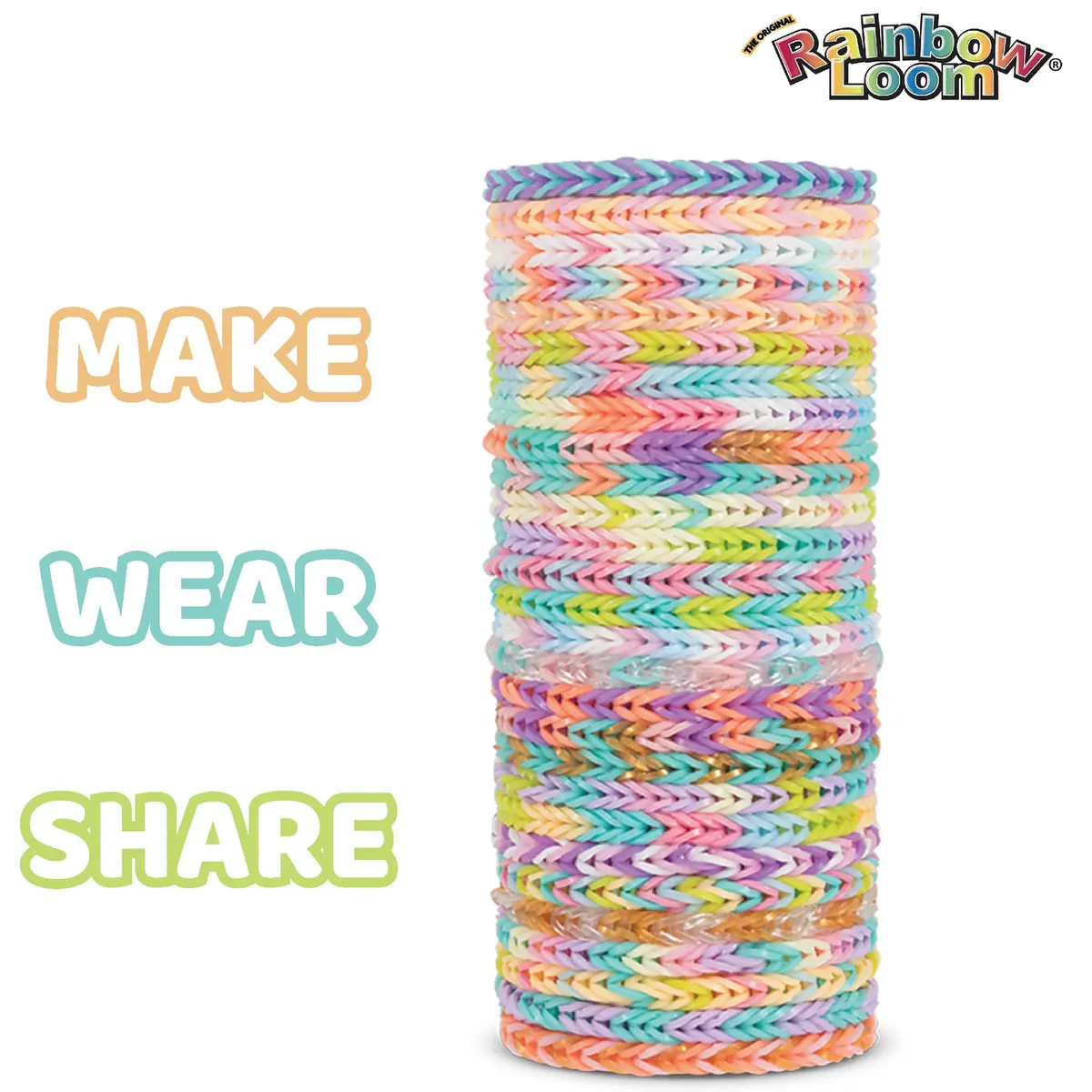 Rainbow Loom 11,000 Pastel Bands AutoLoom Mega Pack | 22 Soft Colors for Creative Jewelry Making - view 2