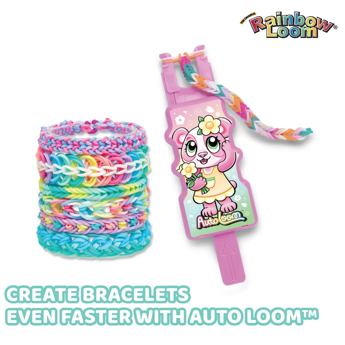 Rainbow Loom 11,000 Pastel Bands AutoLoom Mega Pack | 22 Soft Colors for Creative Jewelry Making - view 4
