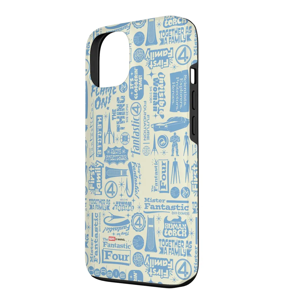 Marvel Fantastic Four: First Steps Words & Icons Phone Case for iPhone 13 | Superhero Design & Shock Absorption - view 2