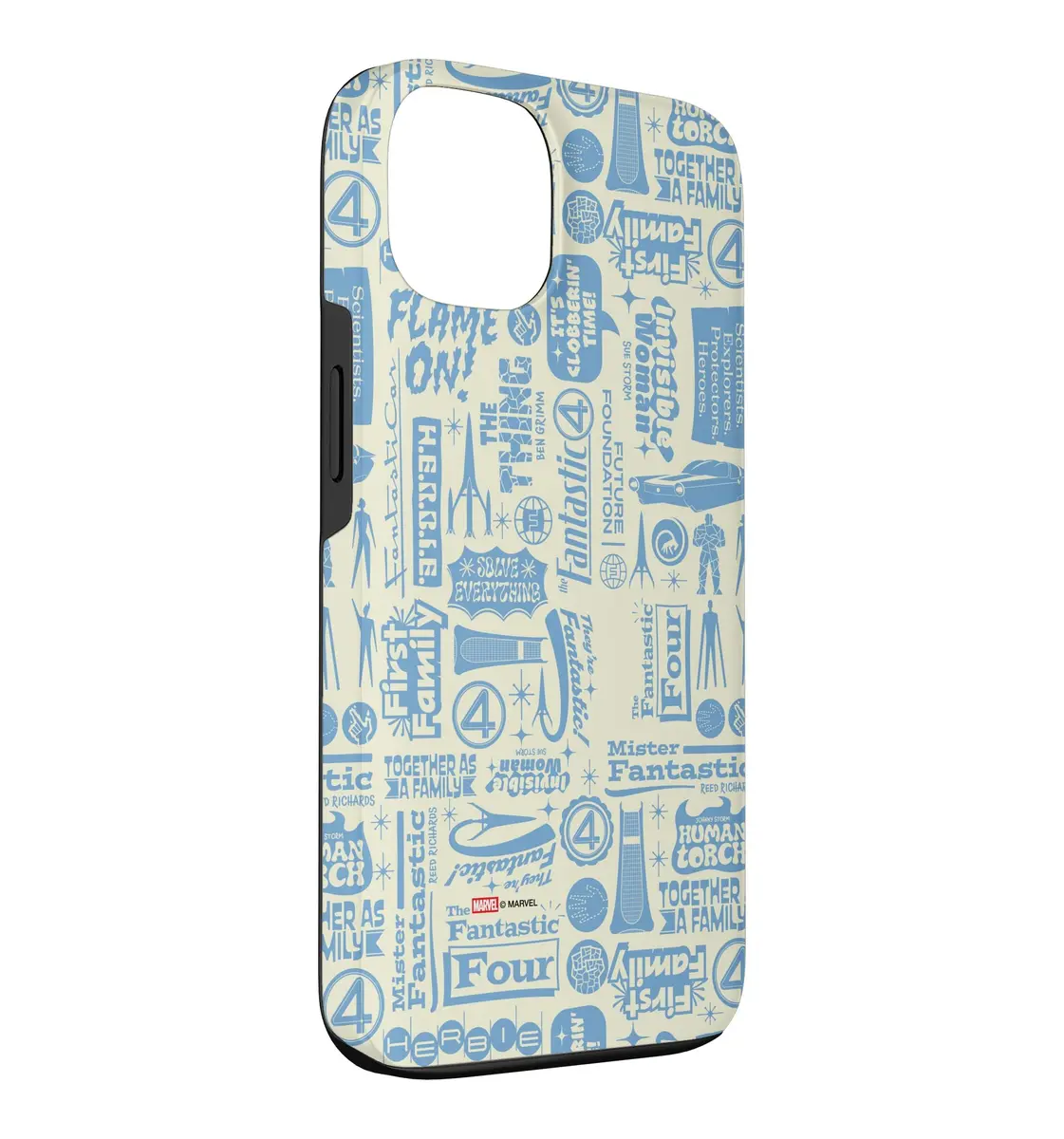 Marvel Fantastic Four: First Steps Words & Icons Phone Case for iPhone 13 | Superhero Design & Shock Absorption - view 3