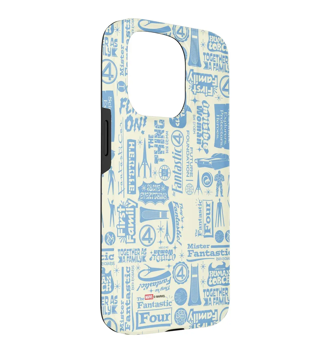 Marvel The Fantastic Four Words & Icons Phone Case for iPhone 13 Pro Max | Superhero Design & Shock Protection - view 3