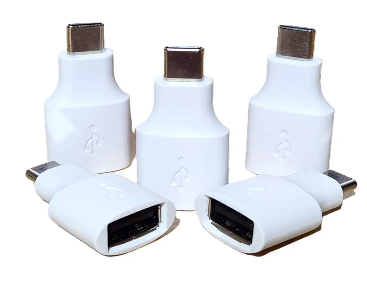 LEOM USB-C to USB-A Adapter for Google Pixel, 2-Pack White | Connect USB-A Devices to Pixel Phones - view 2