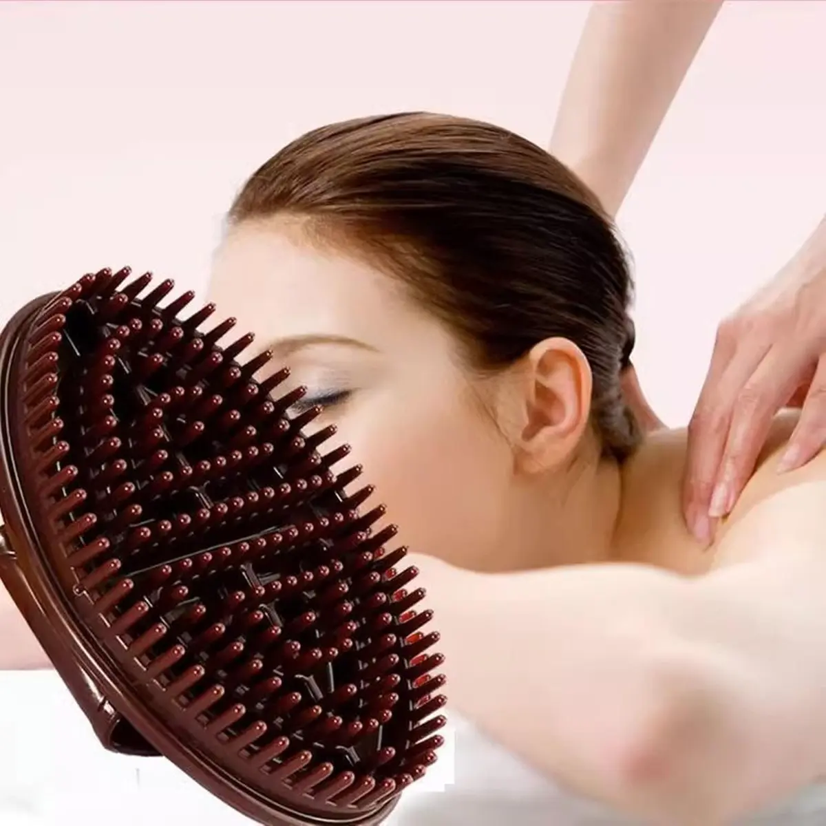 VrotQyn 4PCS Meridian Brush Set with Palm Grip & Hand Strap | Full Body & Scalp Massage - view 7