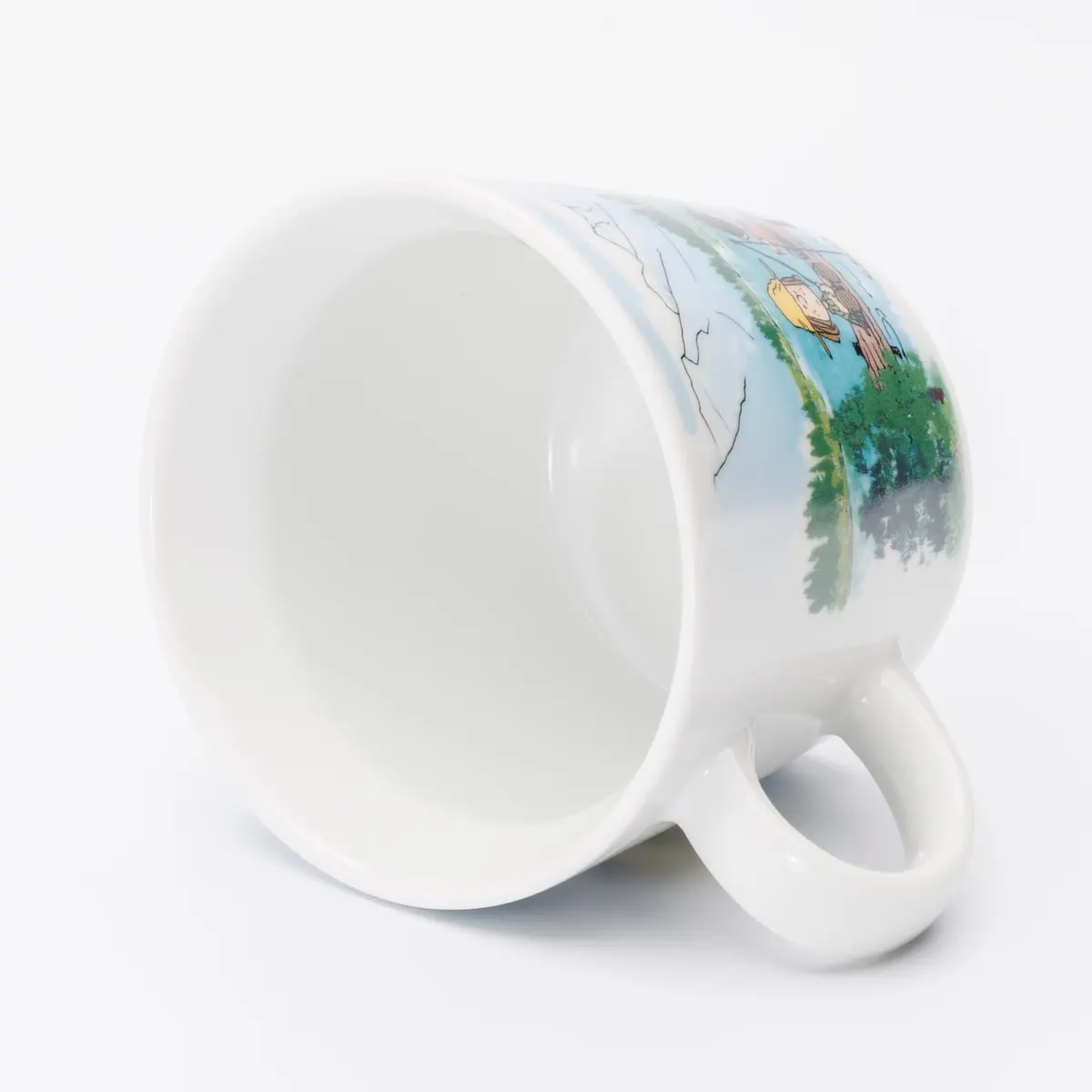 シミズ陶業(Shimizutougyou) Snoopy World Travel Switzerland Mug 340ml | Microwave & Dishwasher Safe - view 5