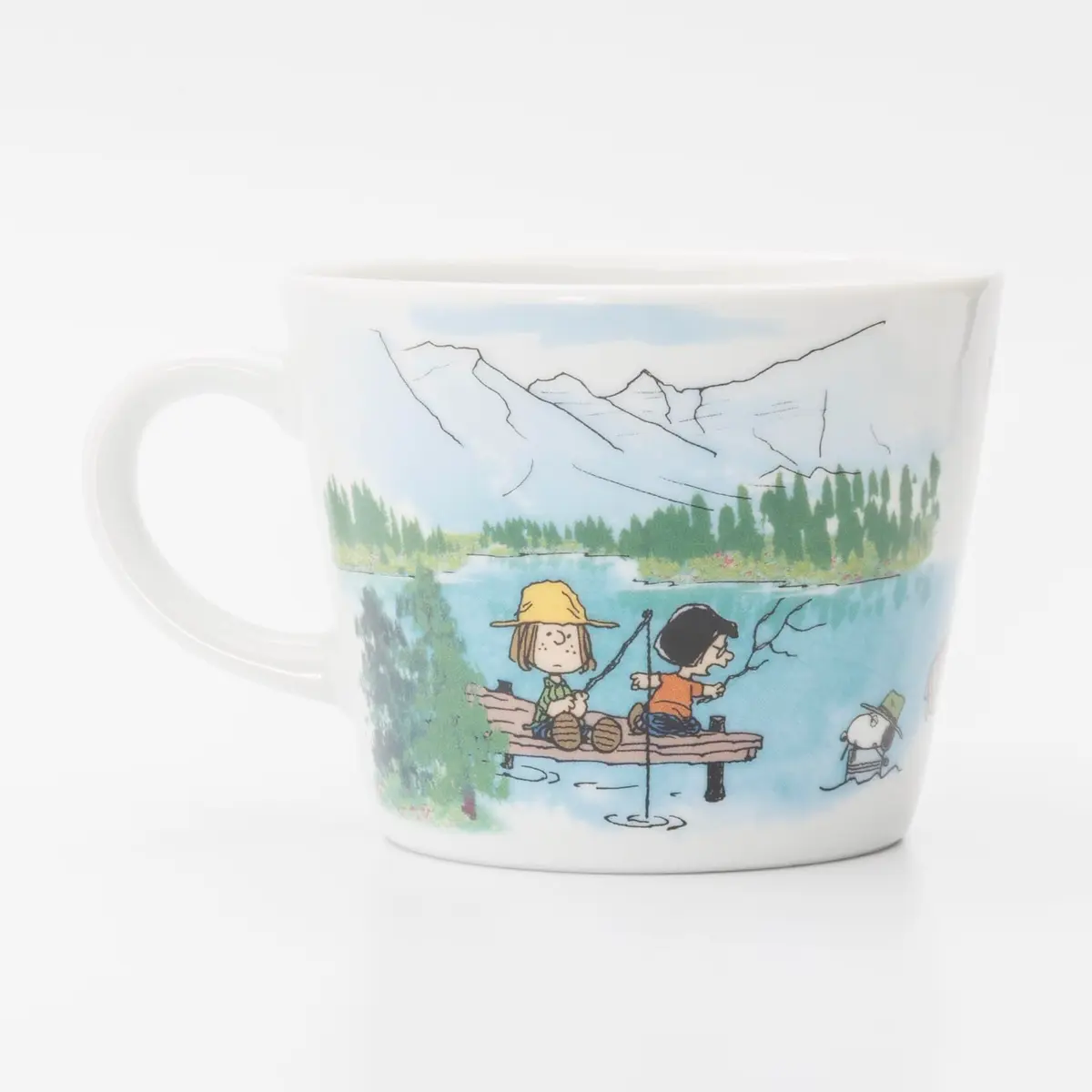 シミズ陶業(Shimizutougyou) Snoopy World Travel Switzerland Mug 340ml | Microwave & Dishwasher Safe - view 4
