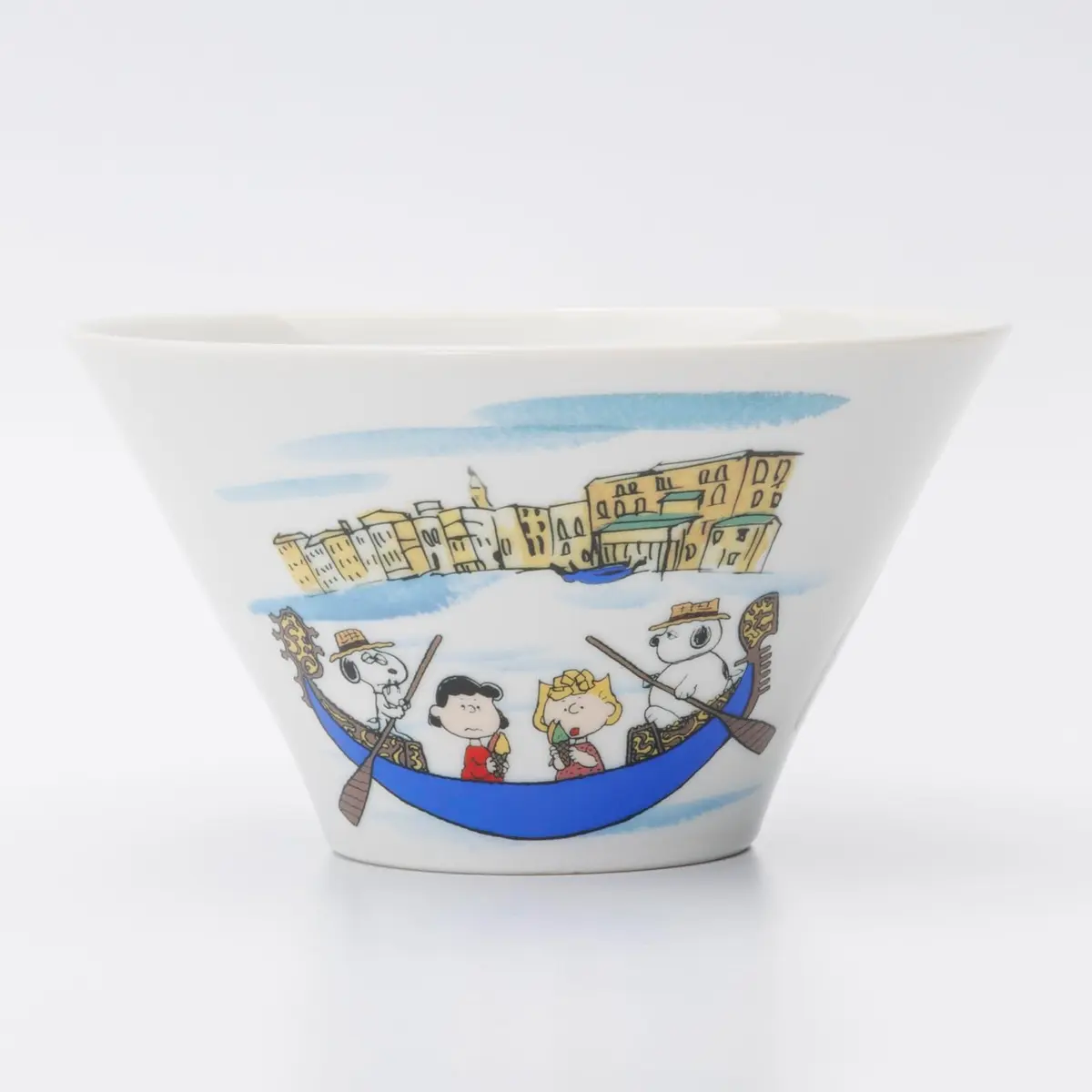 シミズ陶業(Shimizutougyou) Snoopy World Travel Italy Multi Bowl 16cm | Microwave & Dishwasher Safe - view 6
