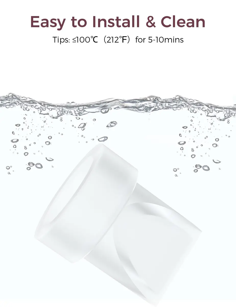 Momcozy M5 Original Replacement Duckbill Valves 4 PCS | BPA-Free Silicone for Wearable Breast Pumps - view 4
