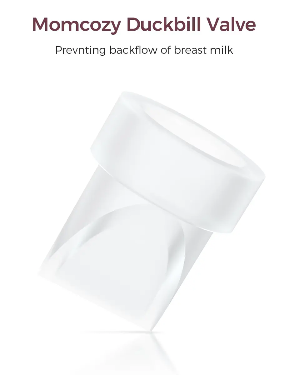 Momcozy M5 Original Replacement Duckbill Valves 4 PCS | BPA-Free Silicone for Wearable Breast Pumps - view 2