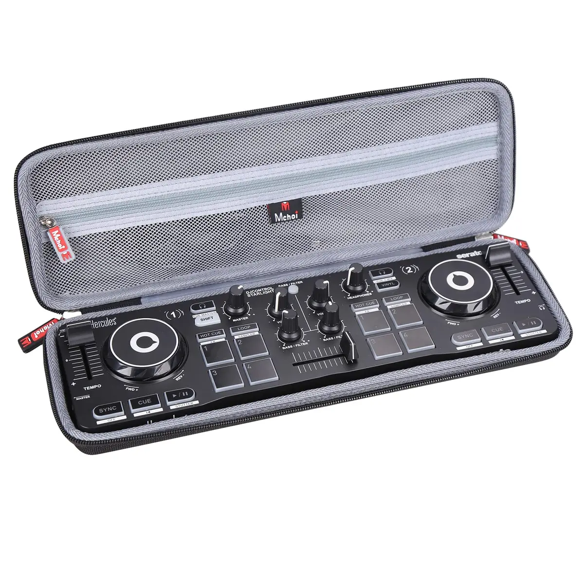 Mchoi Hard Portable Case Compatible with Hercules DJControl Starlight | Durable EVA, Water-Resistant, Custom Fit - main product image
