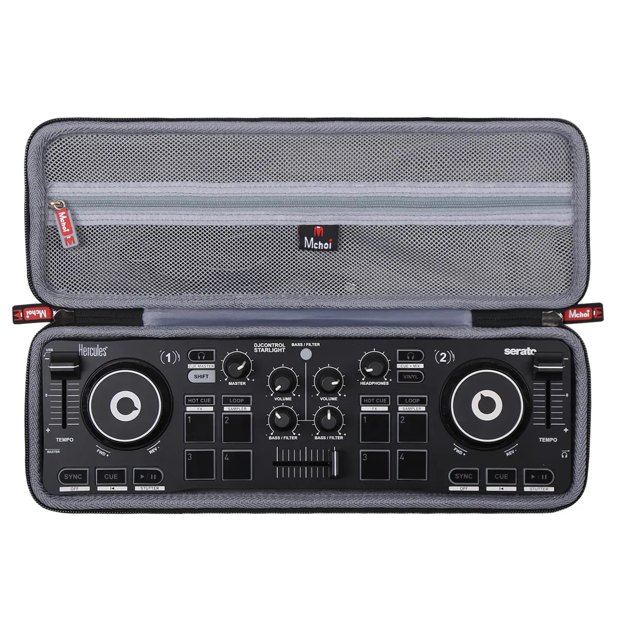 Mchoi Hard Portable Case Compatible with Hercules DJControl Starlight | Durable EVA, Water-Resistant, Custom Fit - view 2