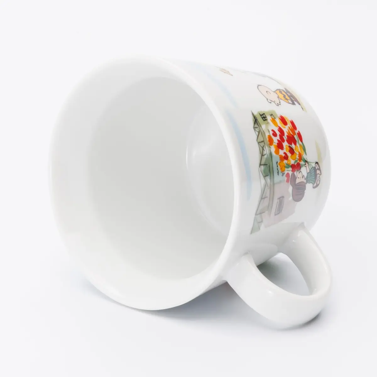 シミズ陶業(Shimizutougyou) Peanuts World Travel Dutch Mug Cup 340ml | Microwave & Dishwasher Safe - view 5
