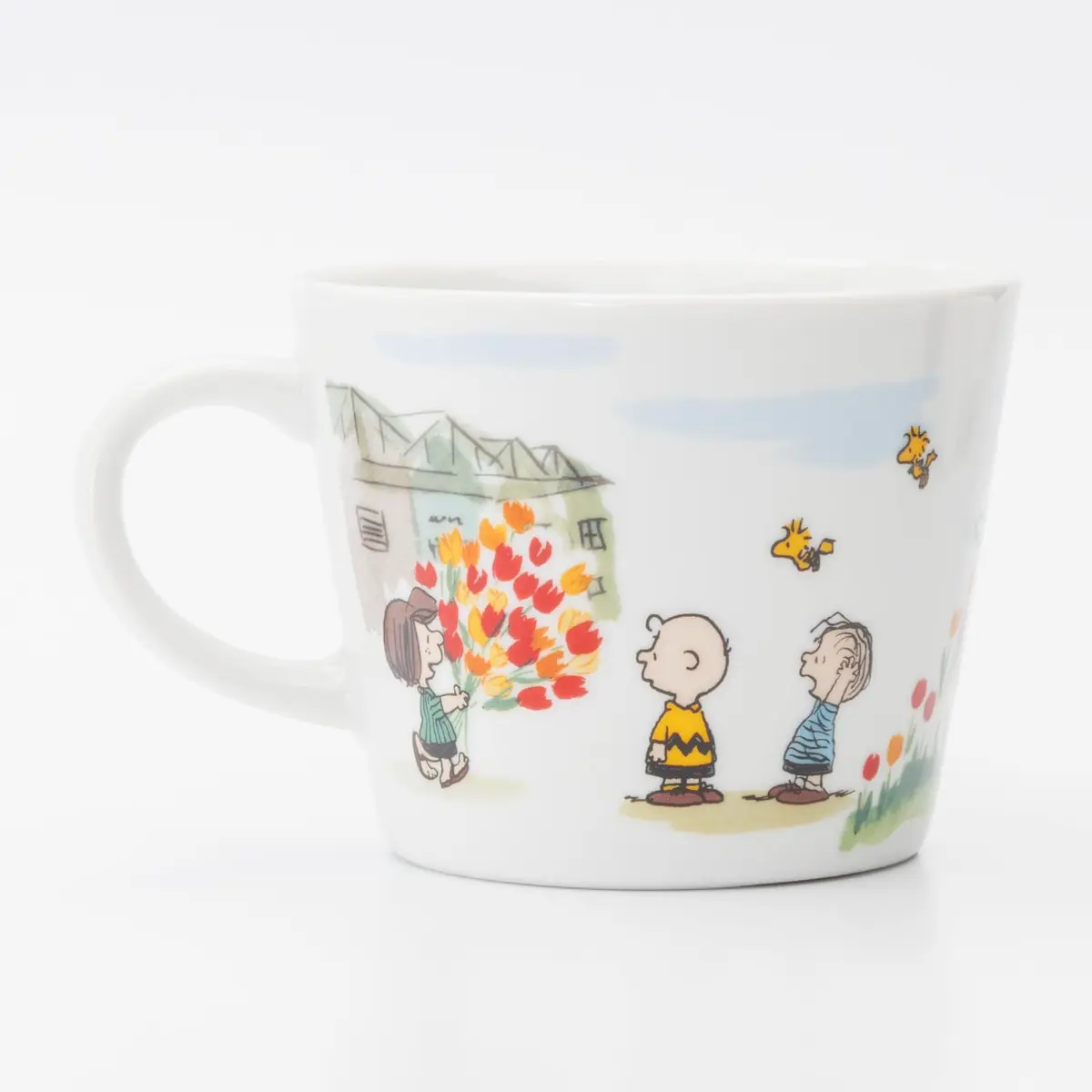 シミズ陶業(Shimizutougyou) Peanuts World Travel Dutch Mug Cup 340ml | Microwave & Dishwasher Safe - view 4