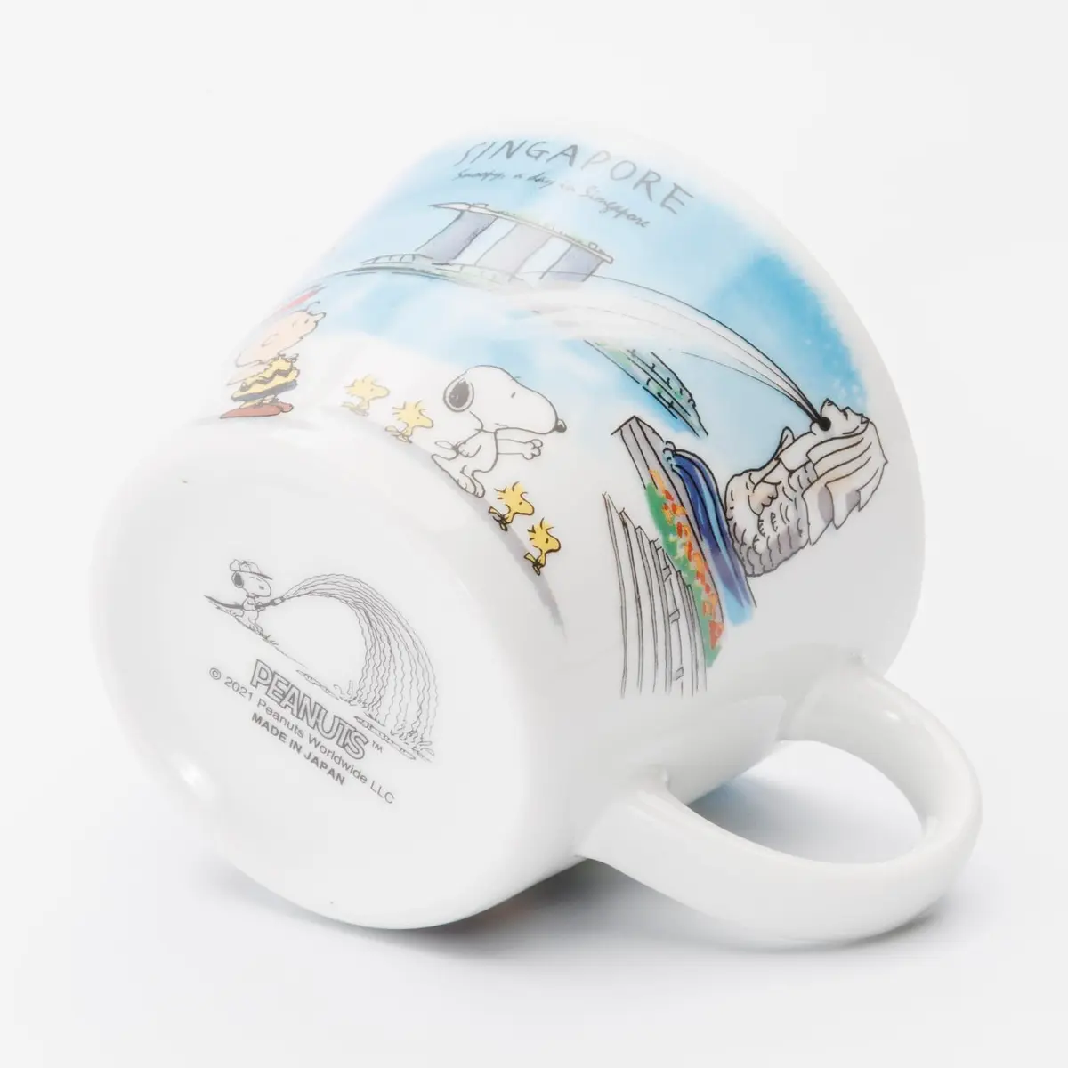 シミズ陶業(Shimizutougyou) Peanuts Snoopy Travel Mug 340ml | Microwave & Dishwasher Safe, Made in Japan - view 6