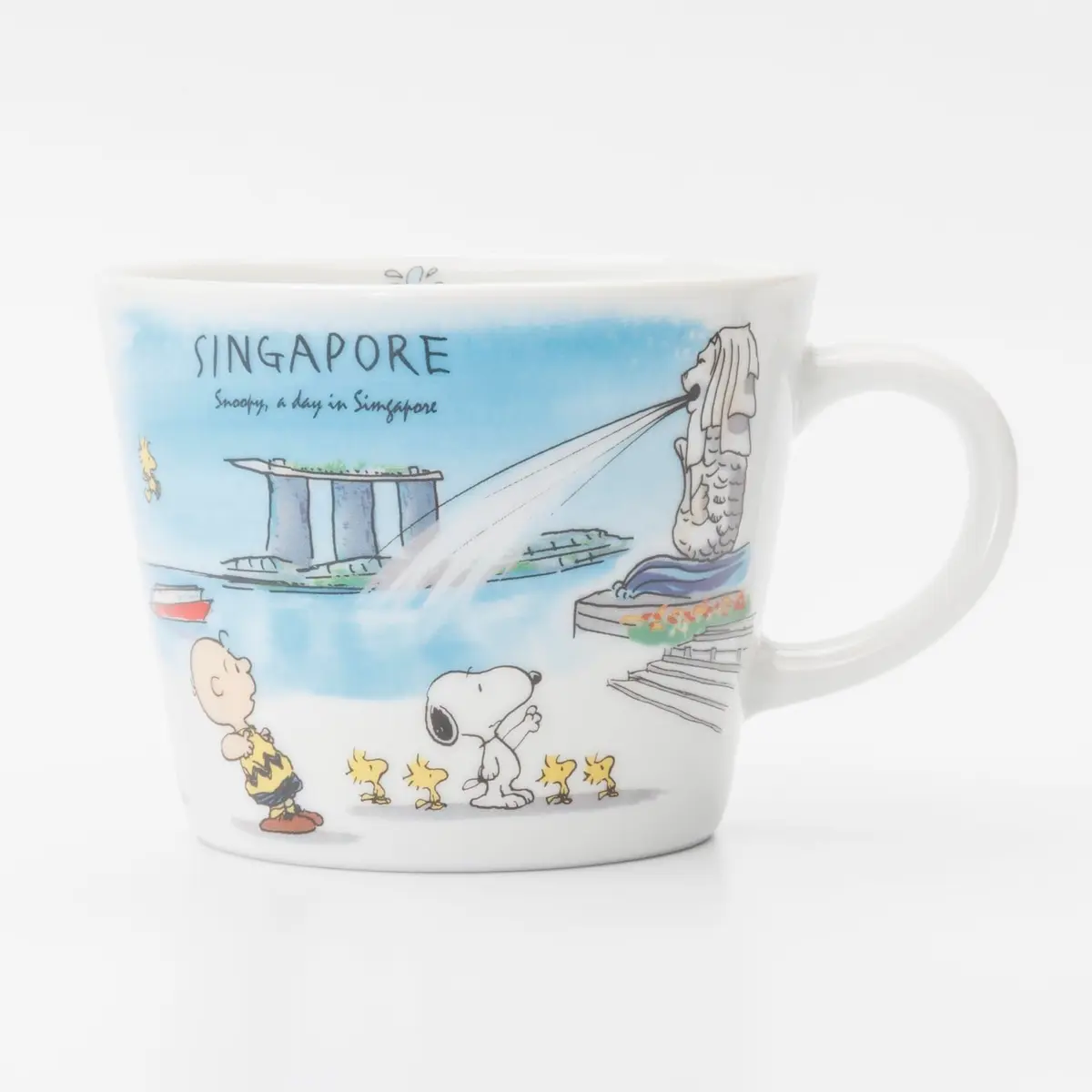 シミズ陶業(Shimizutougyou) Peanuts Snoopy Travel Mug 340ml | Microwave & Dishwasher Safe, Made in Japan - view 3