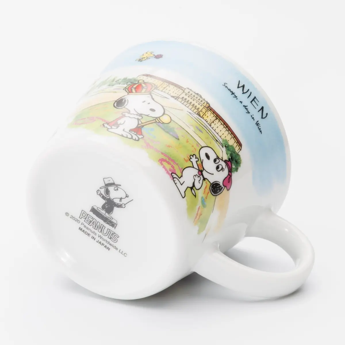 シミズ陶業(Shimizutougyou) Snoopy World Travel Vienna Mug 340ml | Microwave & Dishwasher Safe - view 6
