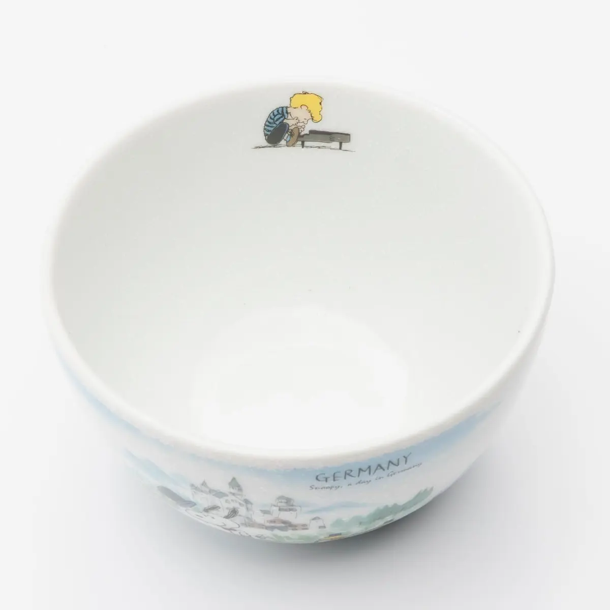 シミズ陶業(Shimizutougyou) Peanuts Snoopy World Travel Small Bowl | Microwave & Dishwasher Safe Japan - view 5