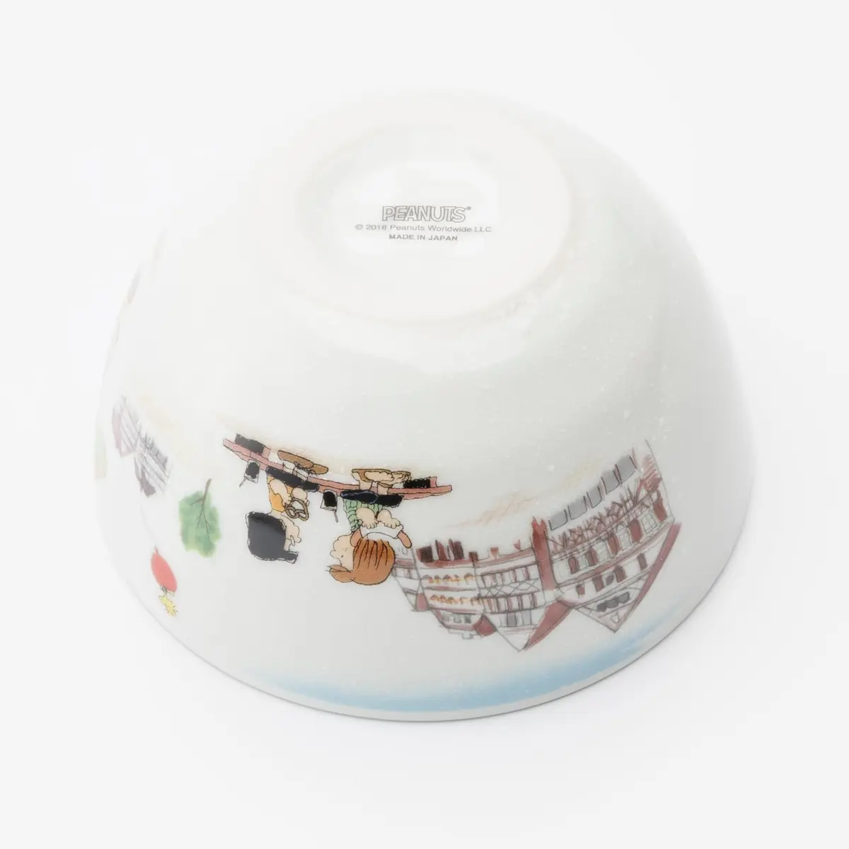 シミズ陶業(Shimizutougyou) Peanuts Snoopy World Travel Small Bowl | Microwave & Dishwasher Safe Japan - view 6