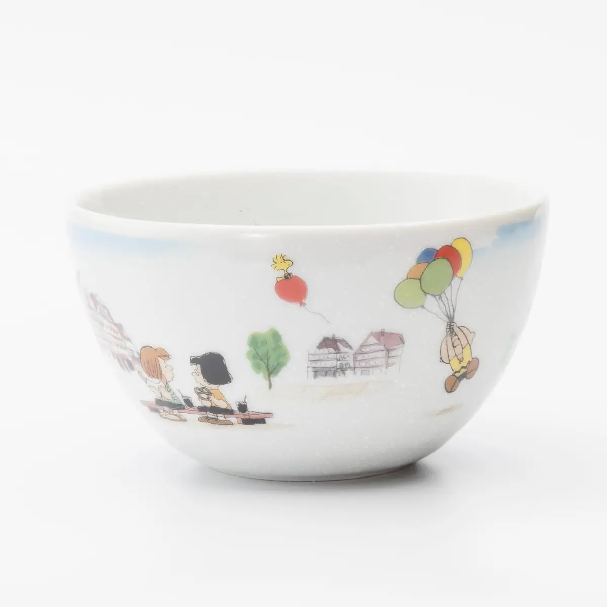 シミズ陶業(Shimizutougyou) Peanuts Snoopy World Travel Small Bowl | Microwave & Dishwasher Safe Japan - view 3