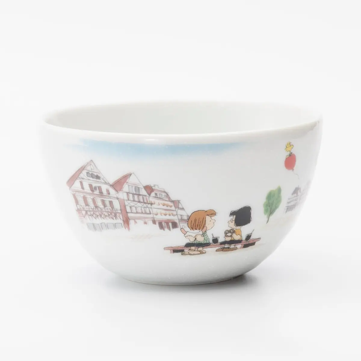 シミズ陶業(Shimizutougyou) Peanuts Snoopy World Travel Small Bowl | Microwave & Dishwasher Safe Japan - view 4