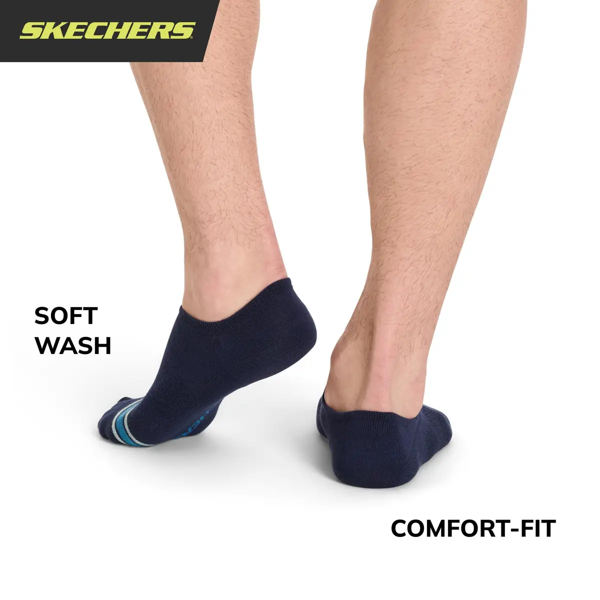 Skechers Men's Slip-ins 6-Pack Performance No Show Socks | Shoe Sizes 8-12 (US) - view 4