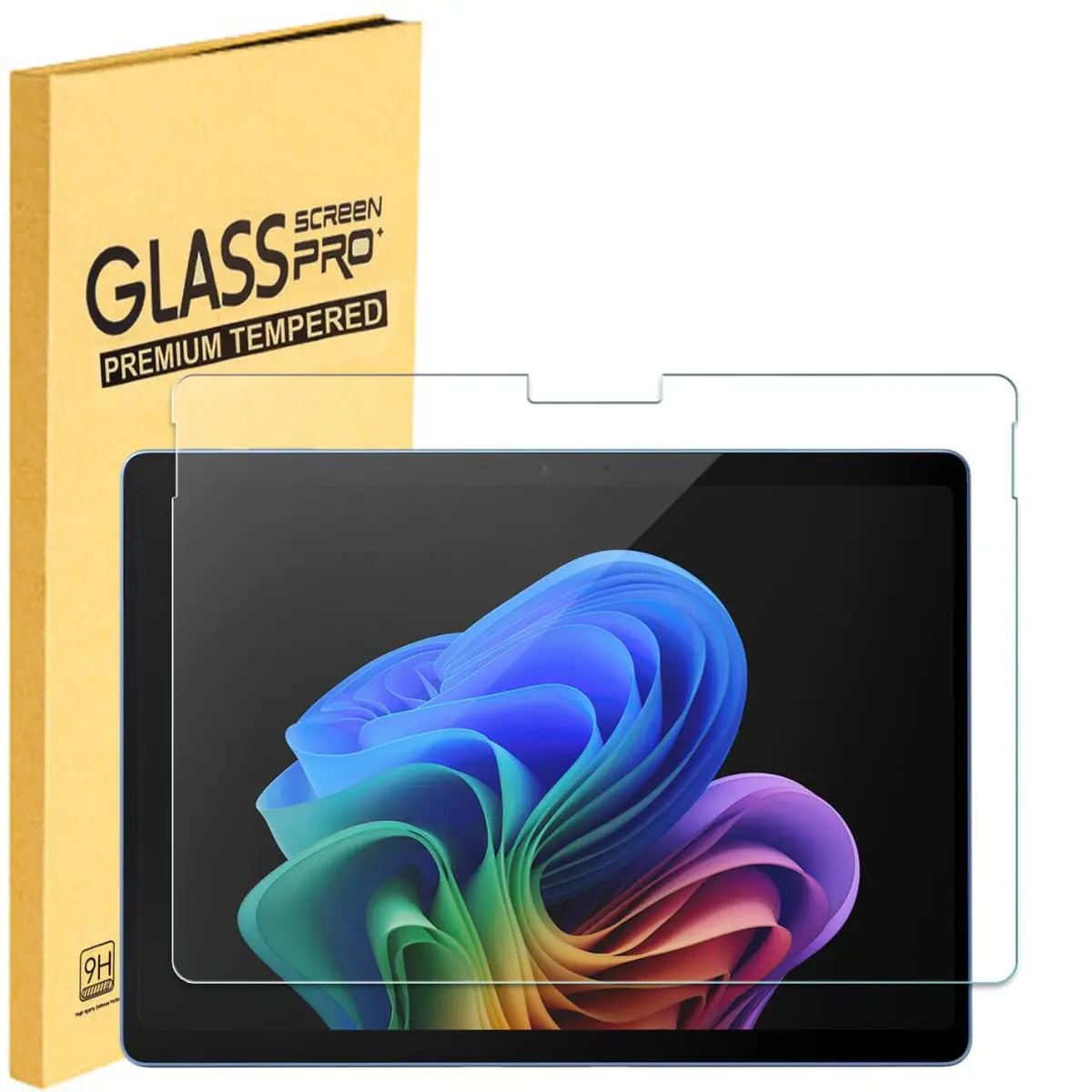 MUBUY-GOL Screen Protector for Surface Pro 12 Inch 2025 | 9H Hardness Tempered Glass, Bubble Free, Scratch Resistant - main product image
