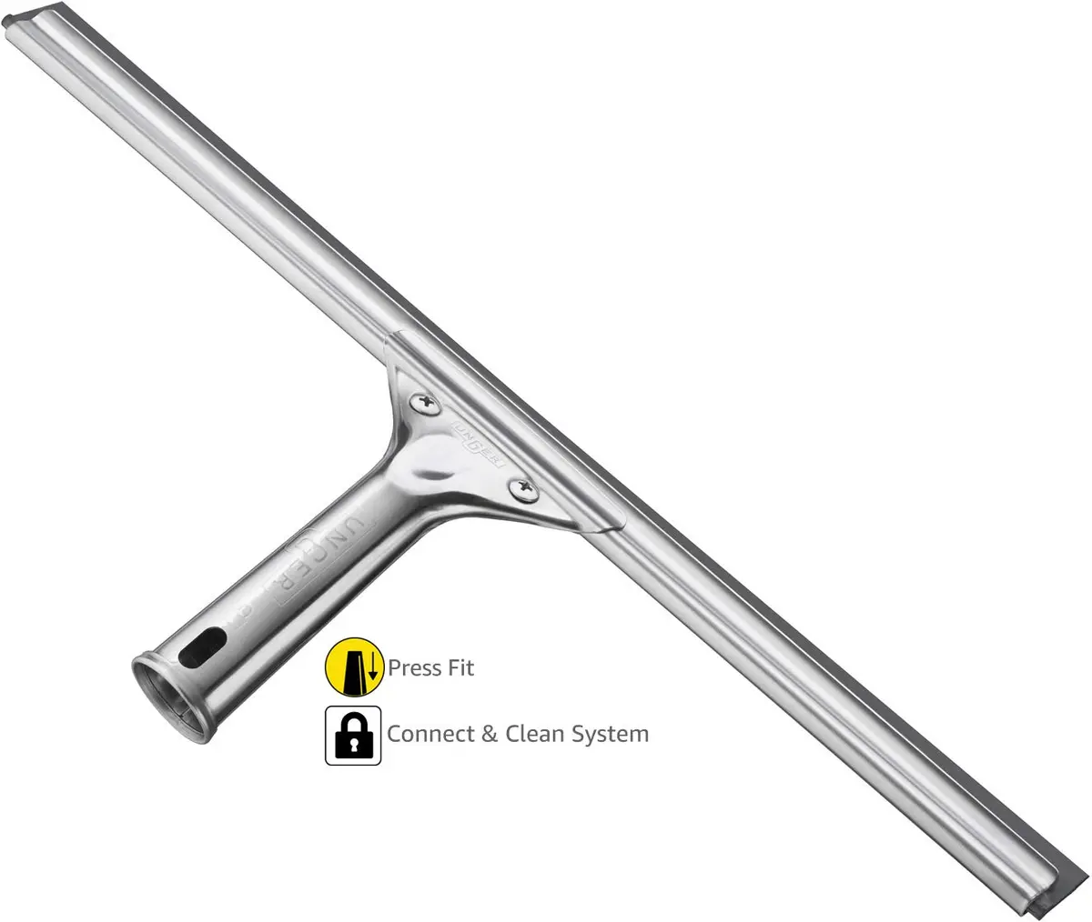 Unger 16" Stainless Steel Window Squeegee Pack of 10 | Streak-Free Glass Cleaning Tool - view 2
