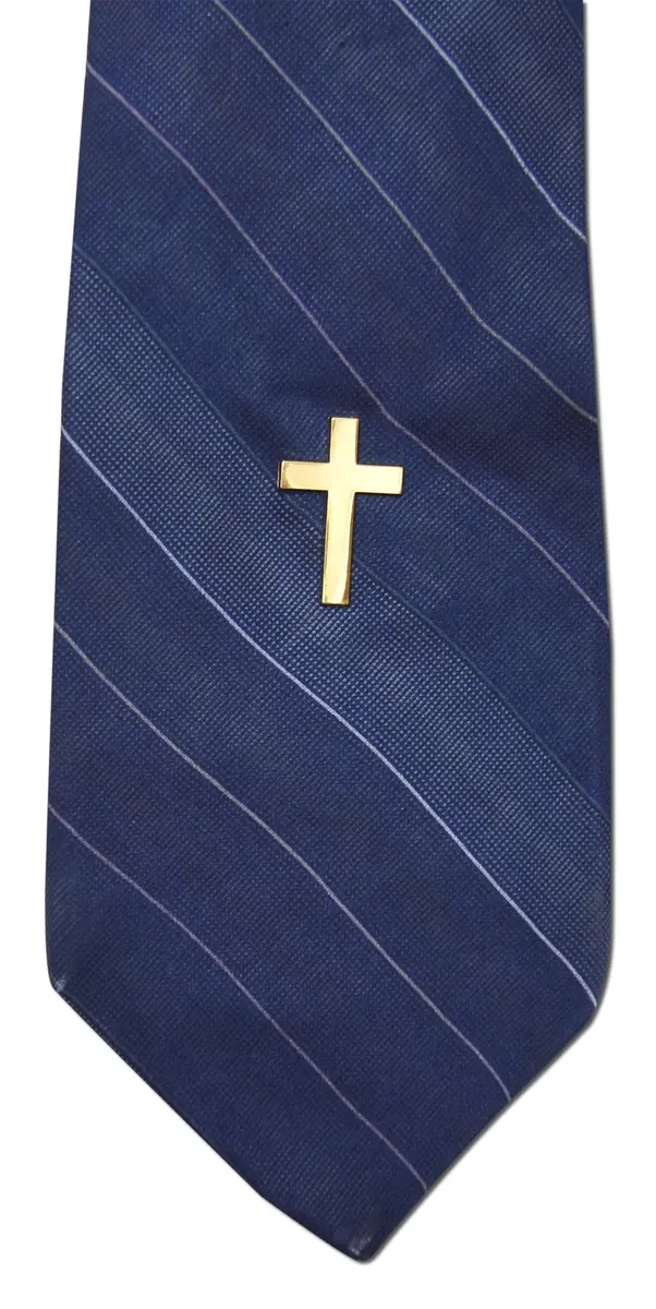 Novel Merk Christian Cross Icon Religious Lapel Pin, Hat Pin & Tie Tack Set with Clutch Back (3-Mixed Christian) - view 5