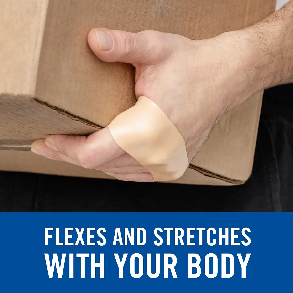 Nexcare Blister Prevention Tape 4 Rolls (1 in x 5 yds each) | Waterproof Foam Medical Tape for Feet, Hands, Toes - view 5