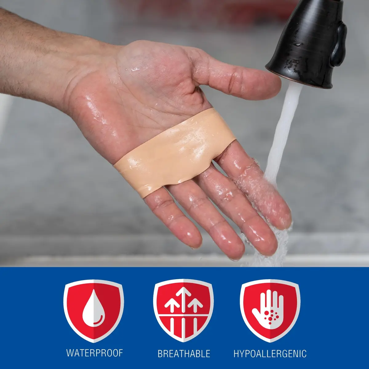 Nexcare Blister Prevention Tape 1 in x 5 yds (2.54 cm x 4.57 m) | Waterproof Foam Medical Tape for Feet, Heels, Toes, Fingers - view 4