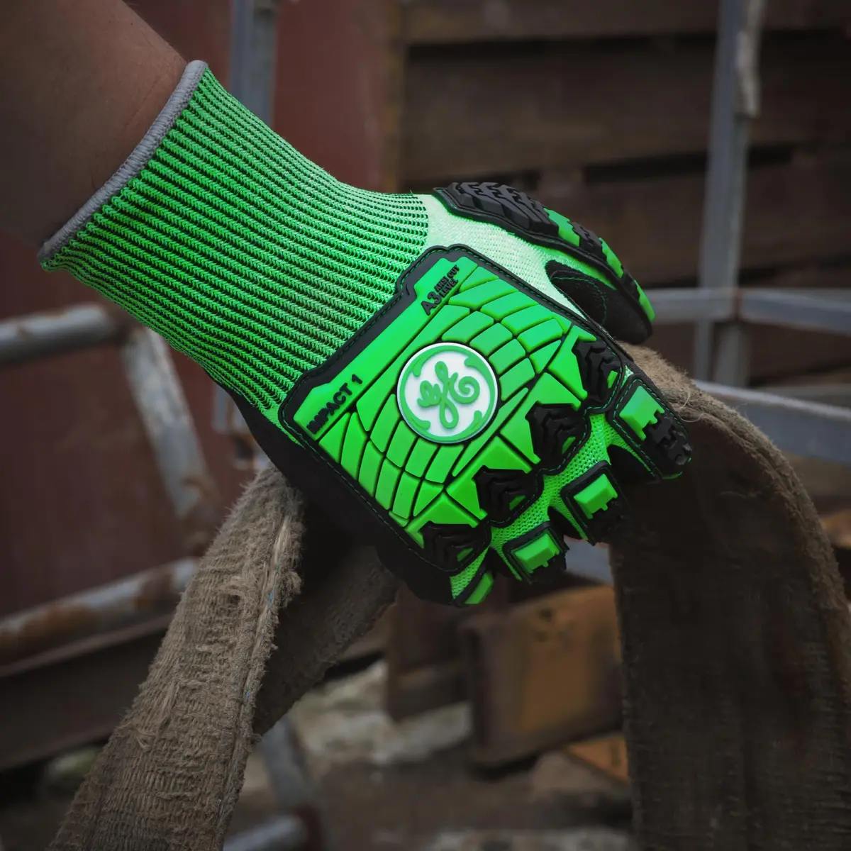 GE Impact 1 Sandy Nitrile Gloves Small | Cut & Impact Level A3, 13 GA, Fitted - view 7